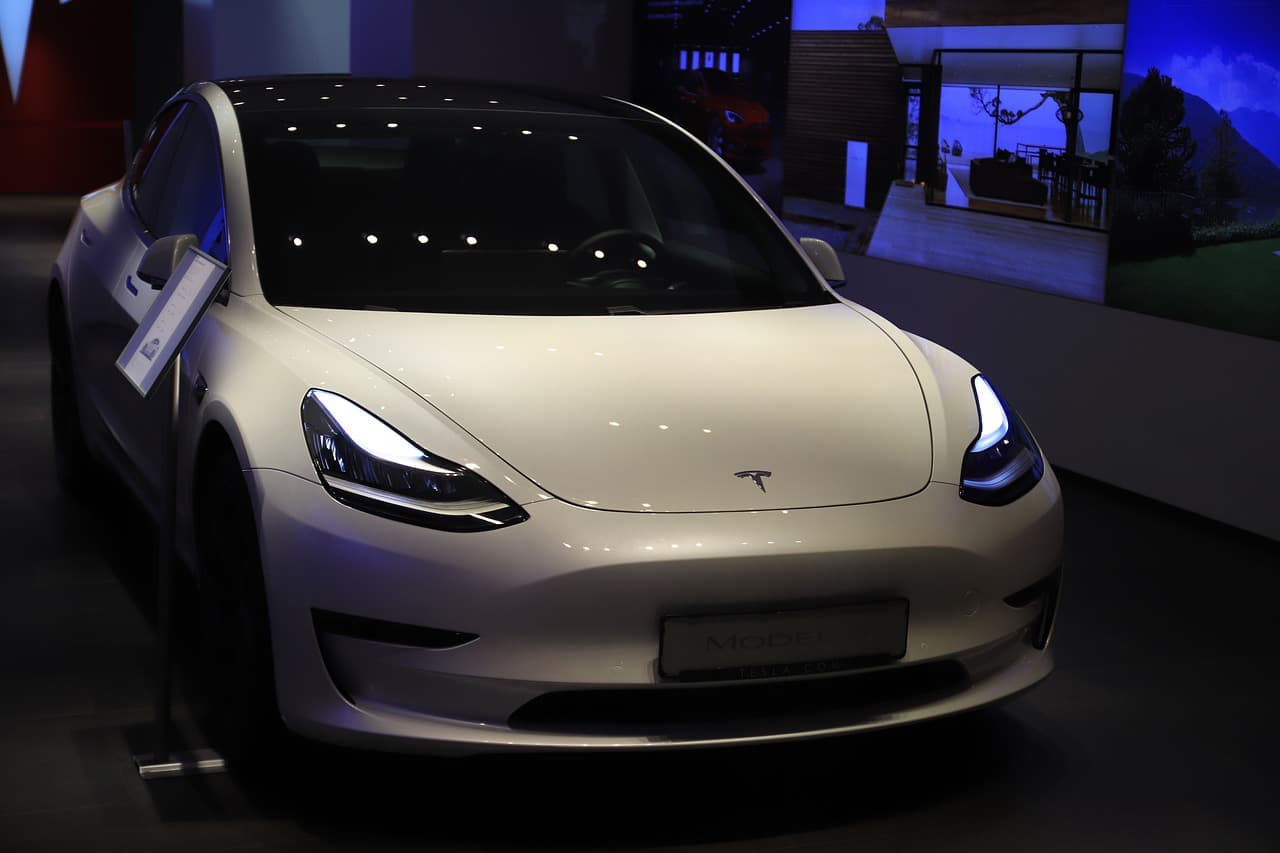 Electric Tesla car
